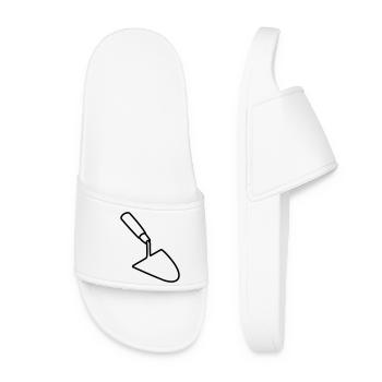 Mason trowel - Women’s Pool Sliders - white - Front