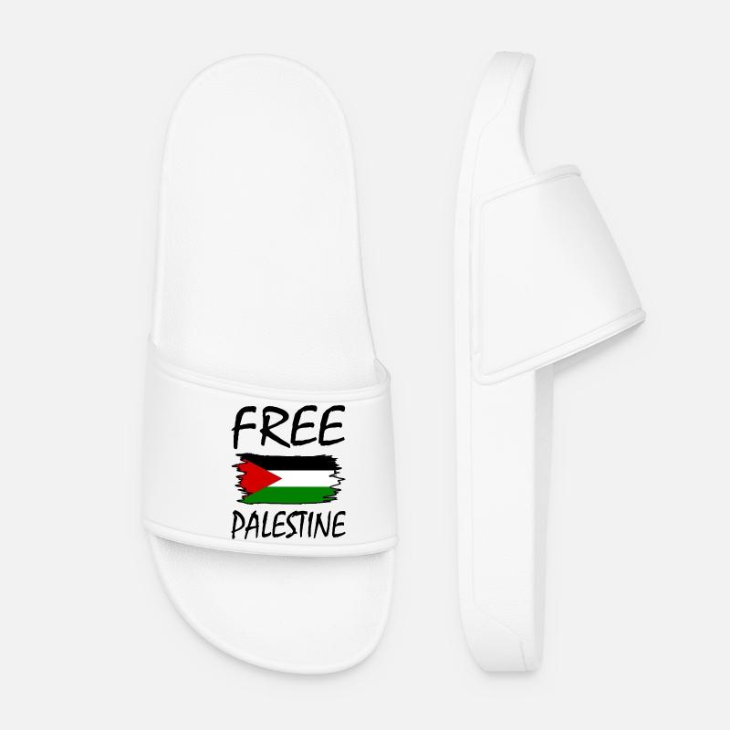 Free palestine - Frauen Badelatschen - Weiß