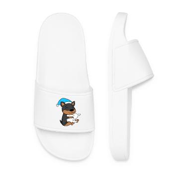 Sleeping Fatigue Dog Pillow Sleepyhead - Women’s Pool Sliders - white - Front
