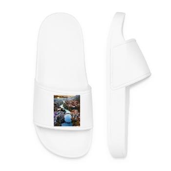 Mostar, Bosnia-Herzegovina, Europe - Women’s Pool Sliders - white - Front