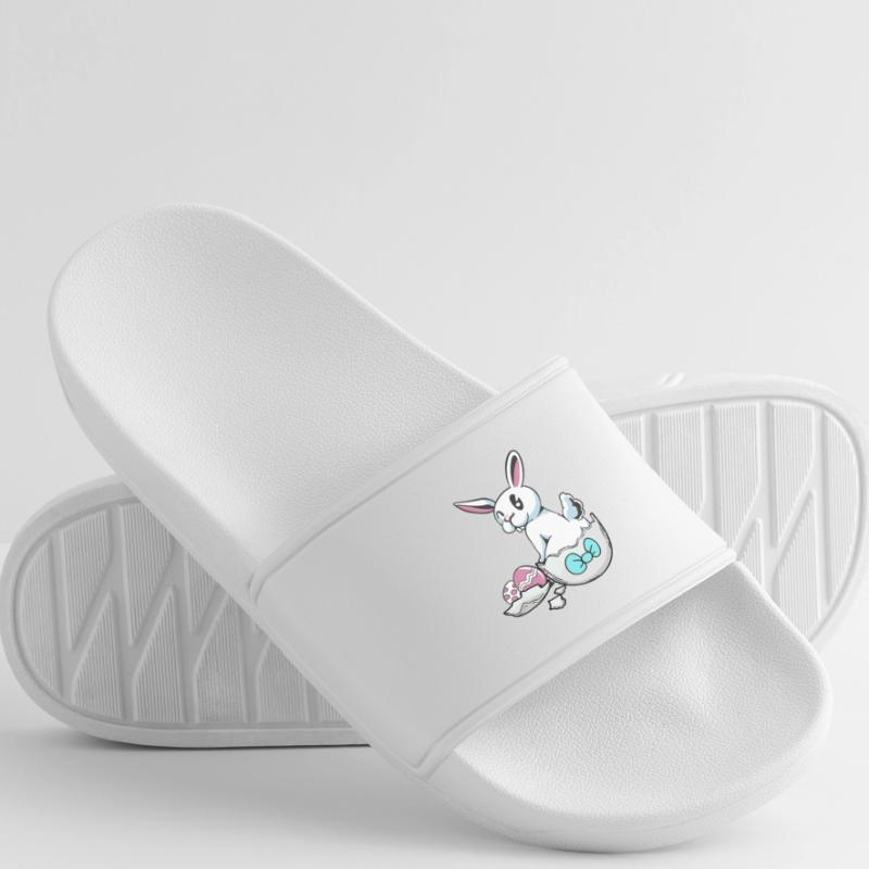 Easter Easter Bunny Eggshell Easter Eggs Child Eggs Egg Women’s Pool Sliders