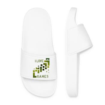 Love Games - Women’s Pool Sliders - white - Front