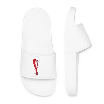Flag of Morocco that inspires respect and admiration - Women’s Pool Sliders - white - Front