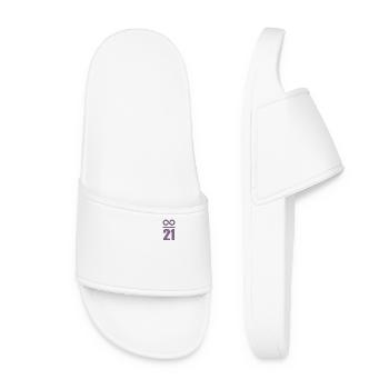 Bitcoin Sayings Store of Value Infinite 21 Million - Women’s Pool Sliders - white - Front