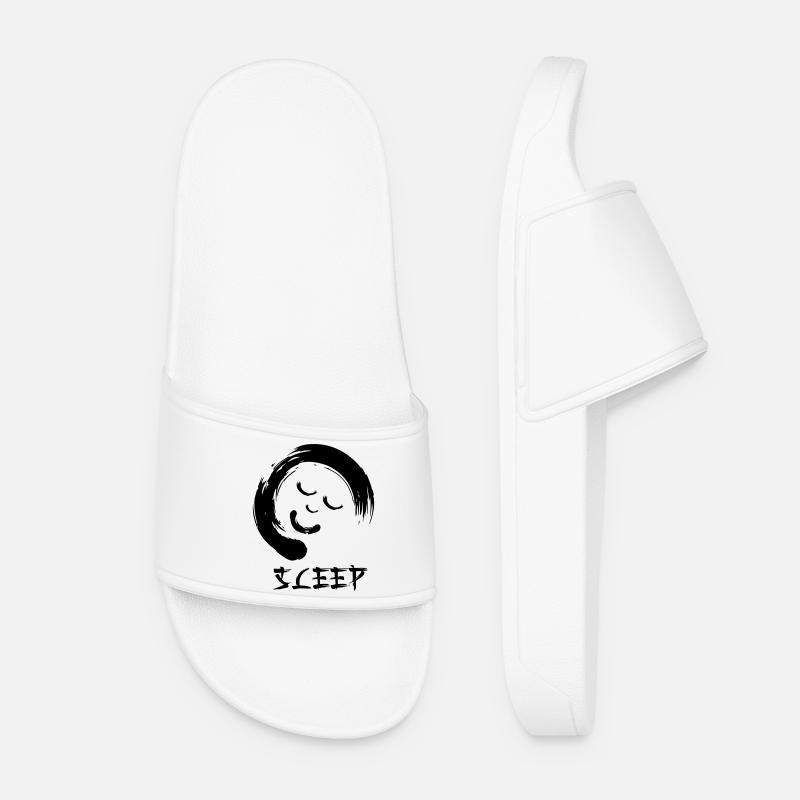 Enzo zen smiley Ensie Sleep - Women’s Pool Sliders - white