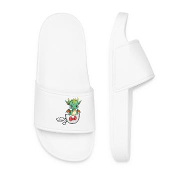 Dragon Dragon Coquille d’oeuf Hatch Bébé Enfant - Claquettes Femme - blanc - Devant