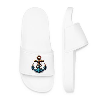 An Anchor - Women’s Pool Sliders - white - Front
