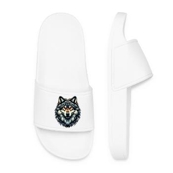 Loup - Claquettes Femme - blanc - Devant