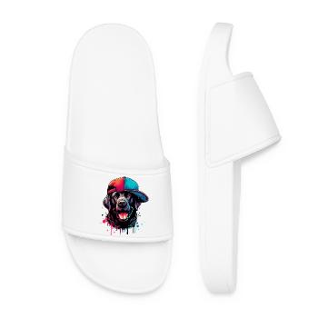 Dog - Women’s Pool Sliders - white - Front