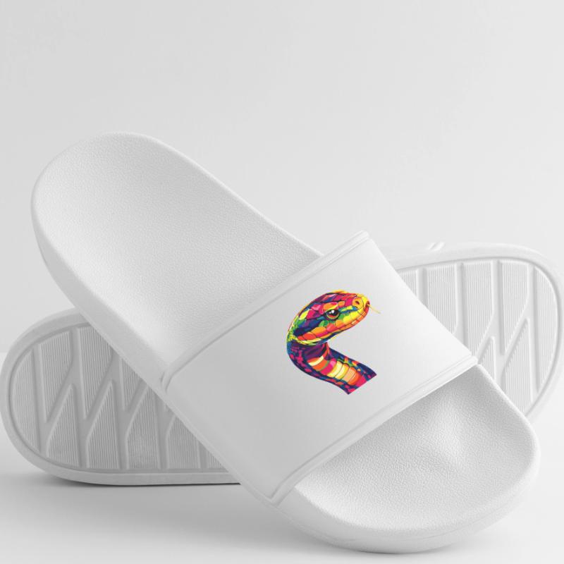 Serpent Python Cobra Mamba Serpent à sonnettes Serpent Claquettes Femme