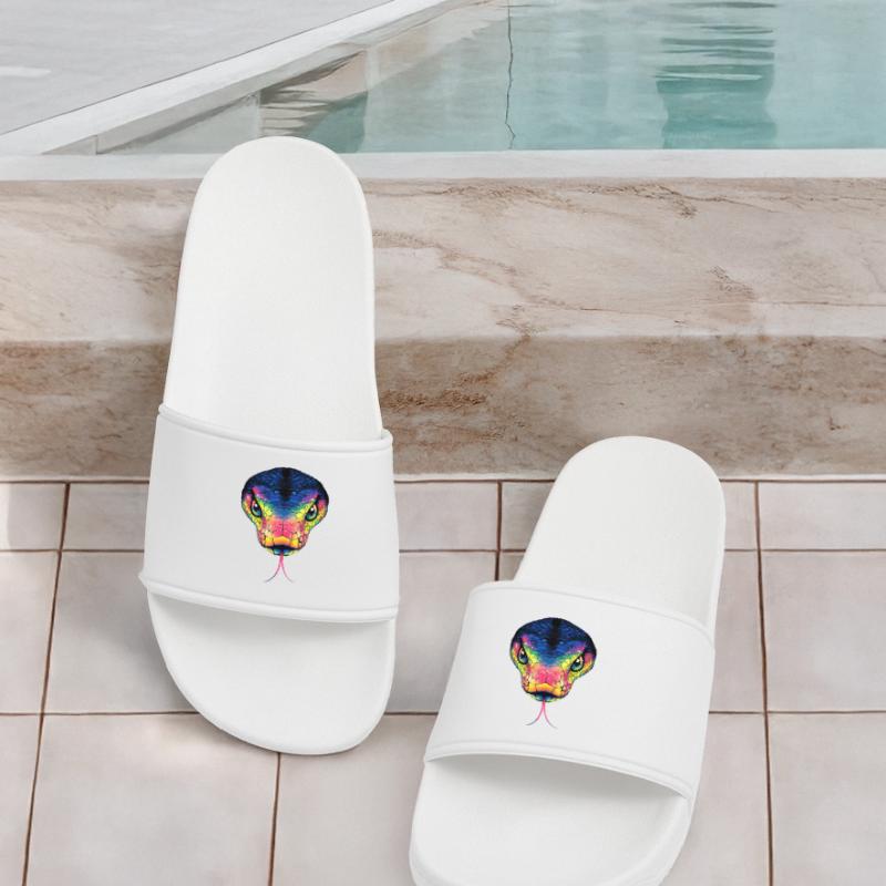 Snake Python Cobra Mamba Rattlesnake Snake Women’s Pool Sliders