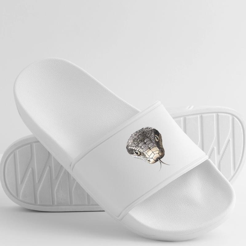 Snake Python Cobra Mamba Rattlesnake Snake Women’s Pool Sliders