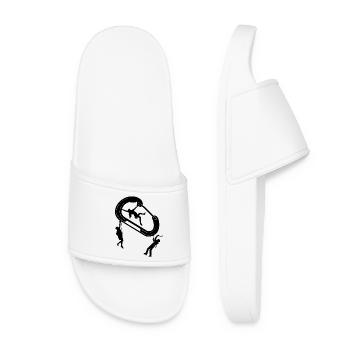 Night Walker Silhouette - Women’s Pool Sliders - white - Front