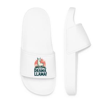 PAS DE DRAME LAMA - Claquettes Femme - blanc - Devant