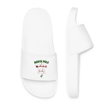Livraison du Pôle Nord : Annonce Grossesse - Claquettes Femme - blanc - Devant