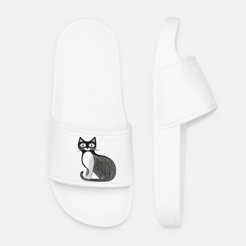 Cat - Women’s Pool Sliders - white