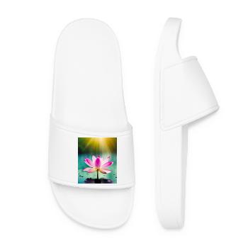 Lotus - Women’s Pool Sliders - white - Front