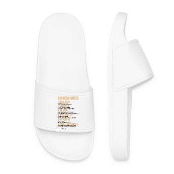 Success Notes - Women’s Pool Sliders - white - Front