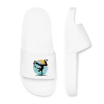 Breakdancing - Women’s Pool Sliders - white - Front