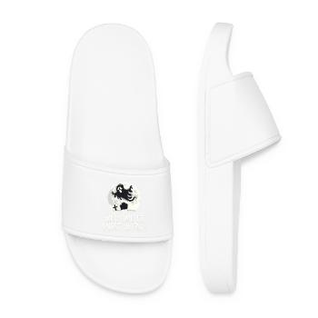BIENVENUE DANS GHOST WORLD - Claquettes Femme - blanc - Devant