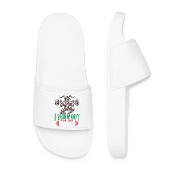Krampus Fitness for naughty children - Women’s Pool Sliders - white - Front