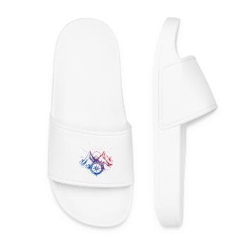 Mountains Compass - Women’s Pool Sliders - white - Front