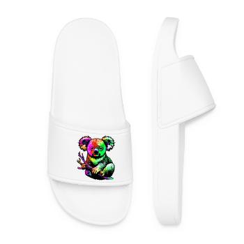 Koala - Claquettes Femme - blanc - Devant