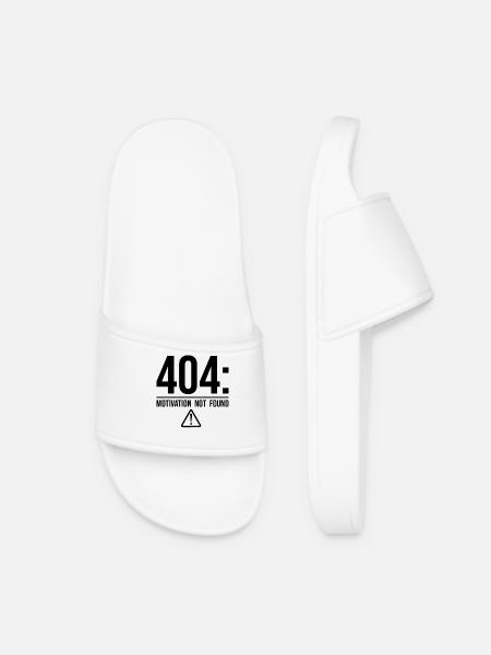404: Motivation not found - Women’s Pool Sliders - white