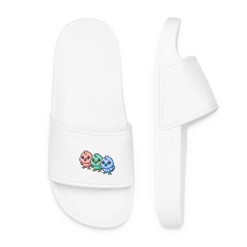 Bébé Enfant Enfants Poussin Pâques Bambins Poulet - Claquettes Femme - blanc - Devant