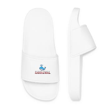 KarneWAL – Lustig Karneval Fasching - Women’s Pool Sliders - white - Front