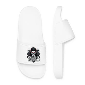 Gangster Skull - Frauen Badelatschen - Weiß - Vorne