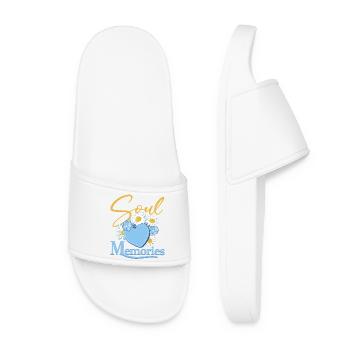 Mémoires d’âme - Claquettes Femme - blanc - Devant