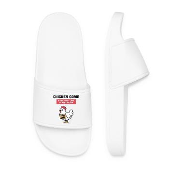 Jeu de poulet - Claquettes Femme - blanc - Devant