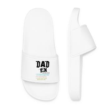 Papa Définition Fiscale Hilarant Papa Taxation Design - Claquettes Femme - blanc - Devant