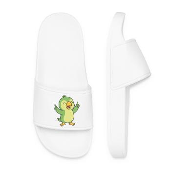 Perroquet de fête - Claquettes Femme - blanc - Devant