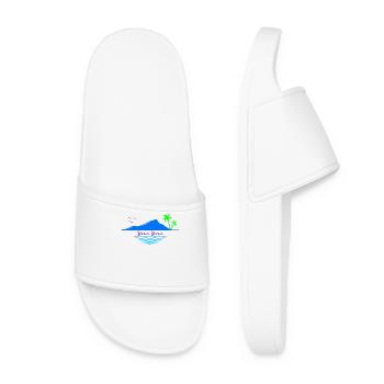 Bora Bora Palm Trees Island Sea Dream Beach Souvenir - Claquettes Femme - blanc - Devant