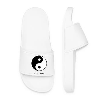 Yin Yang - Women’s Pool Sliders - white - Front