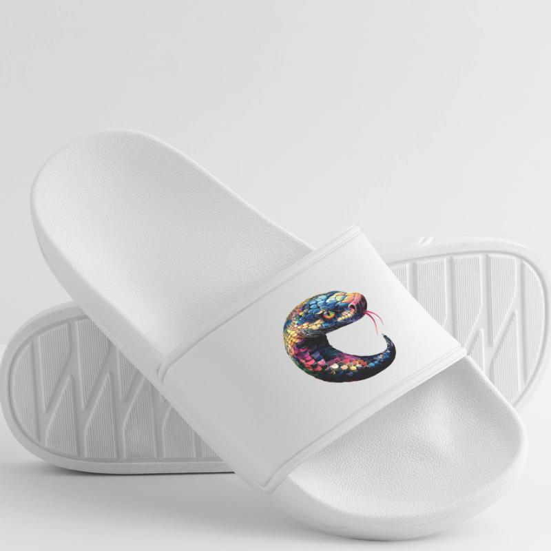 snake, python, cobra, rattlesnake, snakes Women’s Pool Sliders