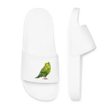 Conception de perruche Joie de vivre - Claquettes Femme - blanc - Devant