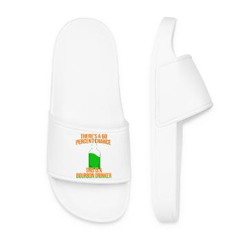 Whiskey Saying Whiskey Drinker Whiskey Lovers - Claquettes Femme - blanc - Devant