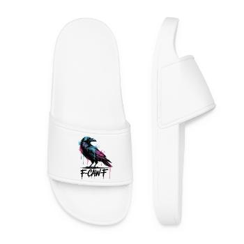 F-Caw-F Meme Crow - Claquettes Femme - blanc - Devant