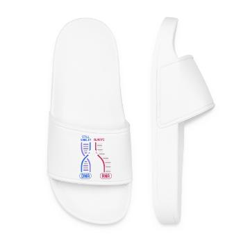 Biologielehrer Biologe Mikrobiologie Biologe - Frauen Badelatschen - Weiß - Vorne