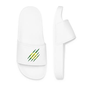 Balle de tennis Scratch Pattern - Claquettes Femme - blanc - Devant