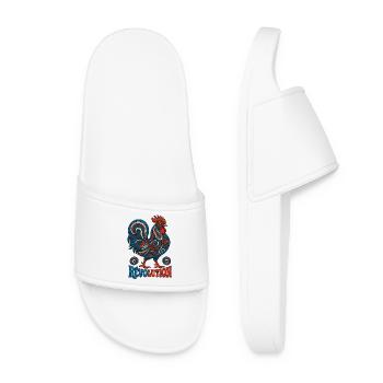 Coq français - Révolution - France - Claquettes Femme - blanc - Devant