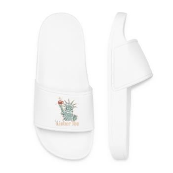 Dear Tea Liberty Design - Women’s Pool Sliders - white - Front