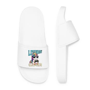 Legendary Gamer - Joueur licorne - Claquettes Femme - blanc - Devant
