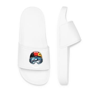 Casque de ski Drapeau de l’Allemagne - Claquettes Femme - blanc - Devant