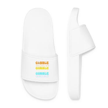Thanksgiving Father Dad Grandpa Grandpa - Women’s Pool Sliders - white - Front