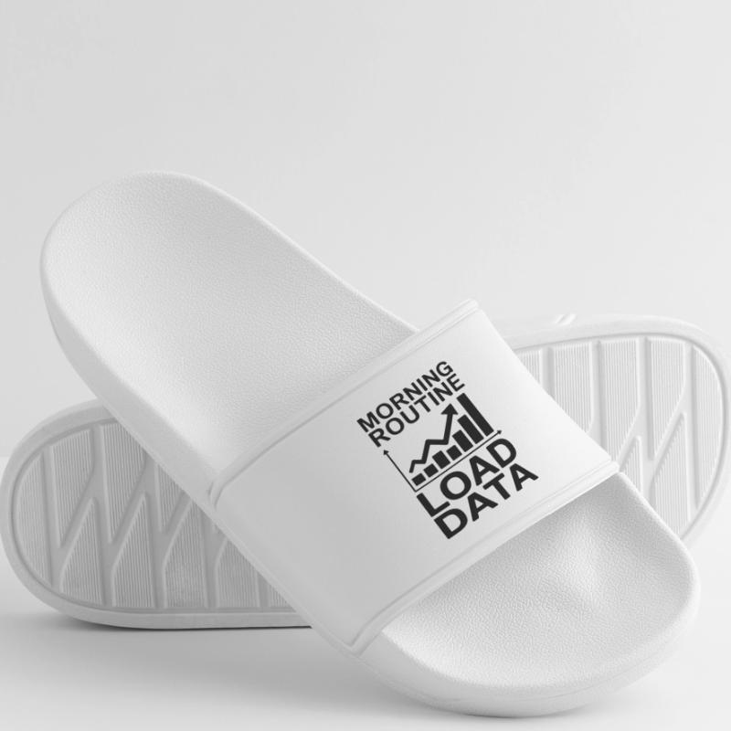 Data Analyst Saying Funny Data Analyst Gift Women’s Pool Sliders