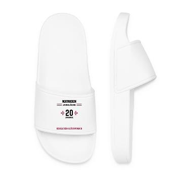 Bricklayer 20th Anniversary 20th Anniversary Masonry - Women’s Pool Sliders - white - Front